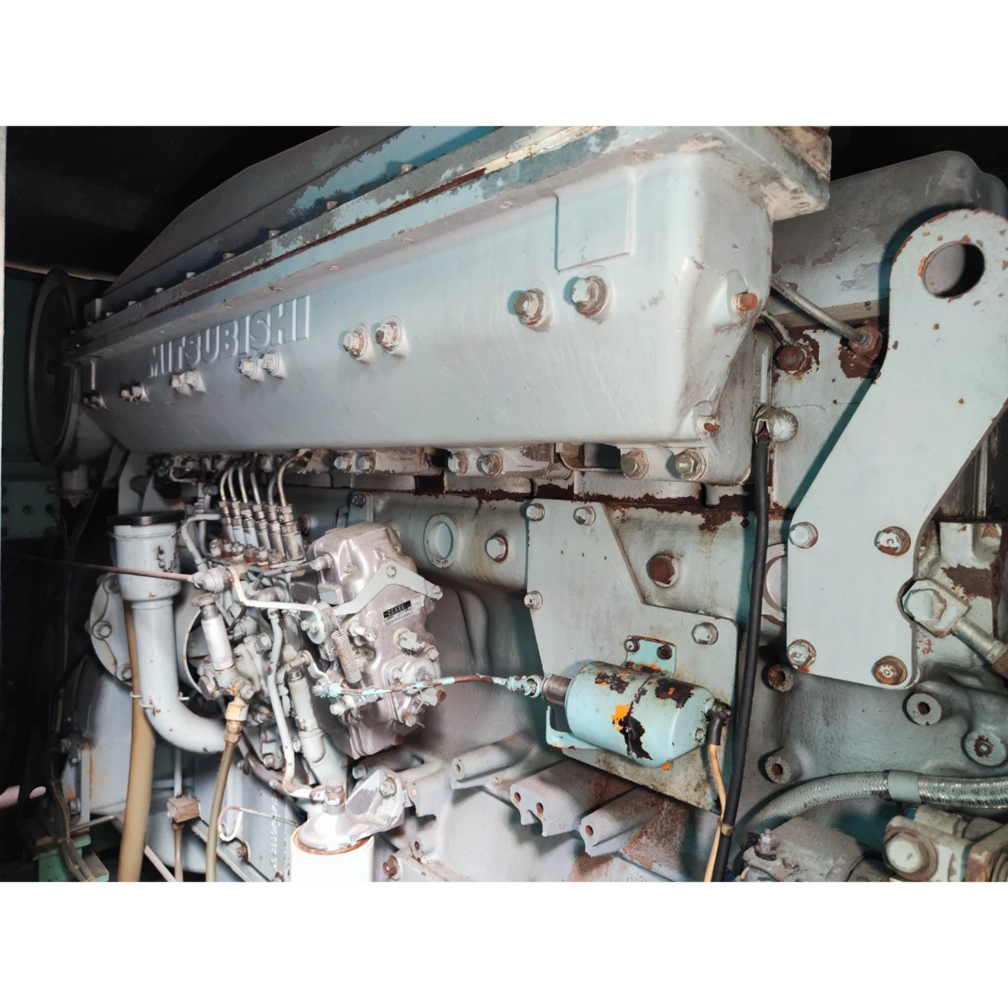Used 350kVA Mitsubishi S6A2-PT Genset @ 9MI350