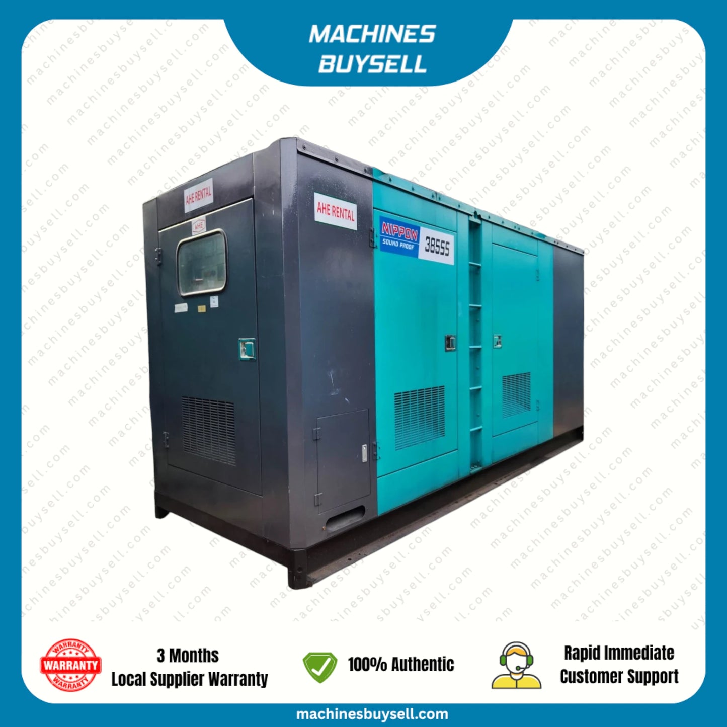 Used 350kVA SDEC G128ZLD11 Genset @ 11SD350