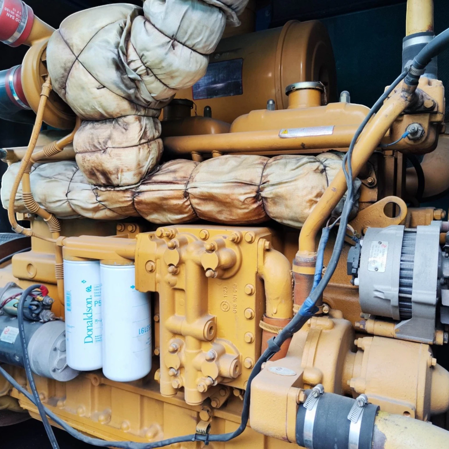 Used 350kVA SDEC G128ZLD11 Genset @ 11SD350