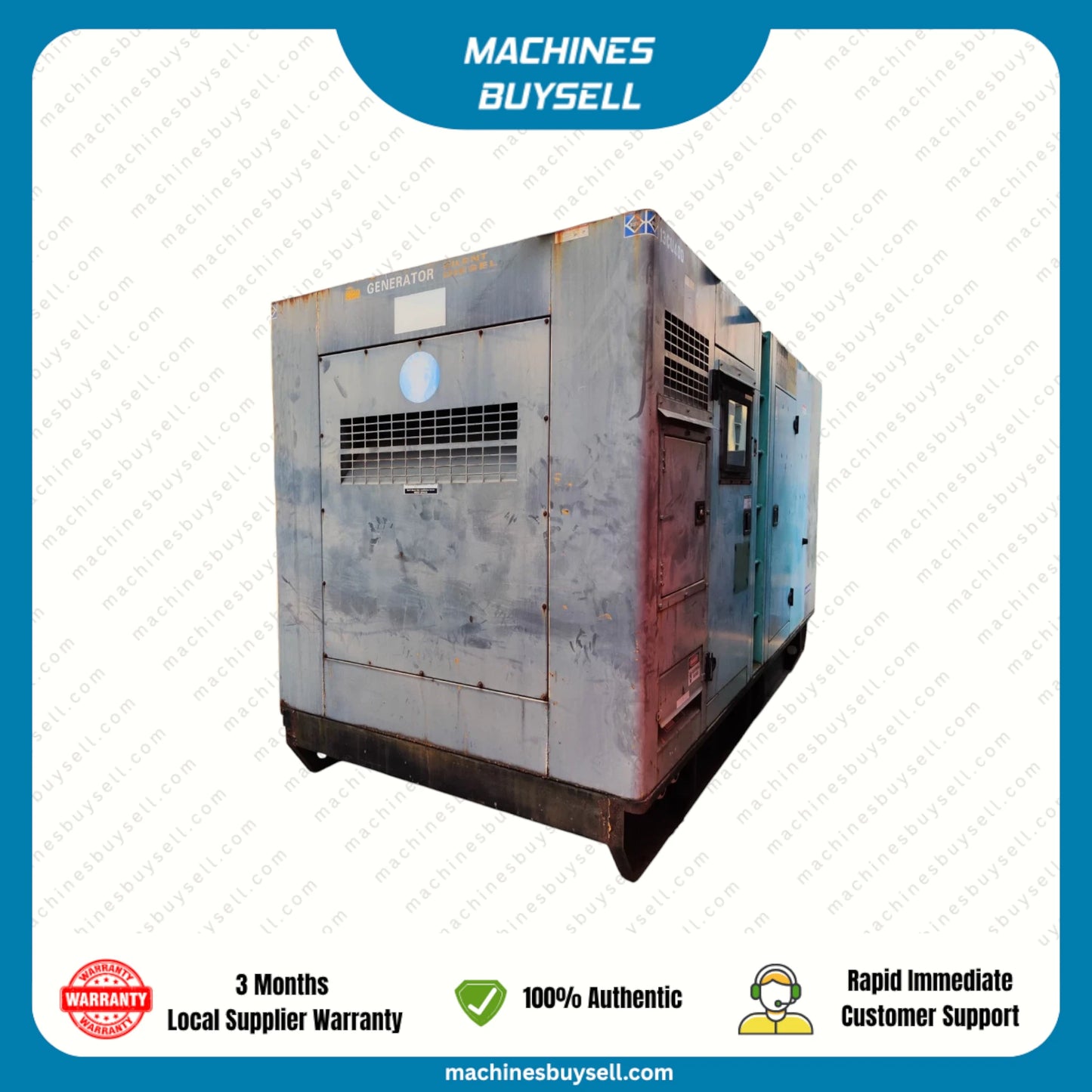 Used 400kVA Cummins QSNT-G3 Genset @ 13CU400