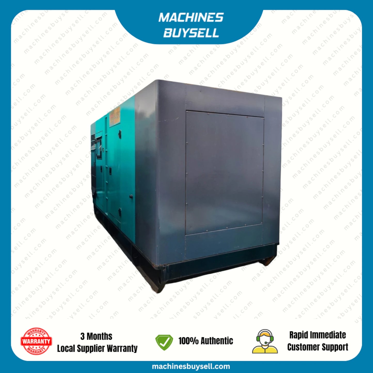 Used 400kVA Cummins QSNT-G3 Genset @ 9CU400