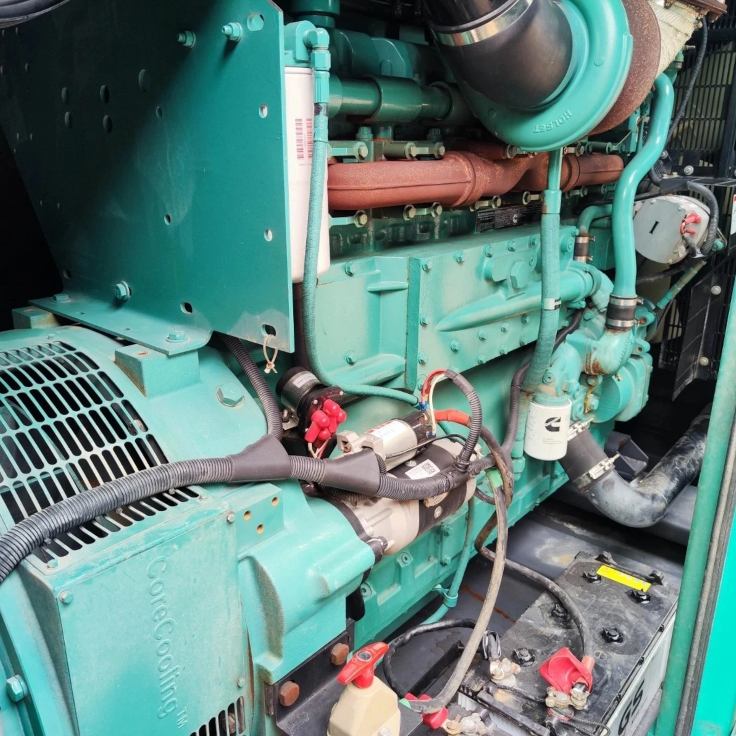 Used 500kVA Cummins KTA19-G4 Genset @ 18CU500