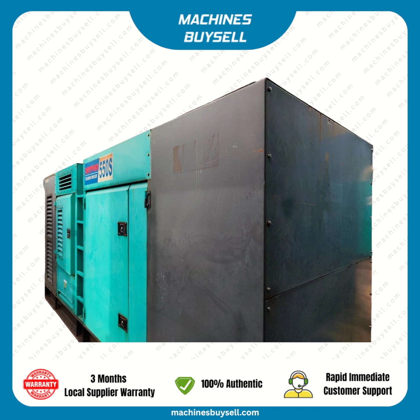 Used 500kVA Cummins KTA19-G4 Genset @ 30CU500