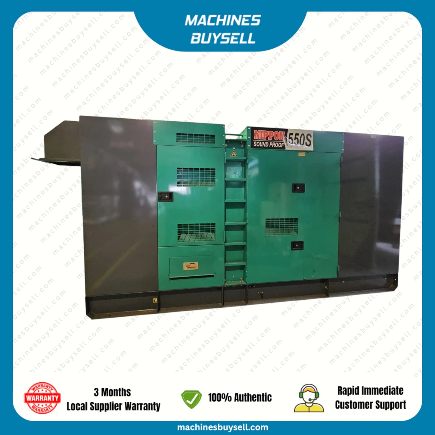 Used 500kVA Deutz BF8M1015CP Genset @ 16DE500