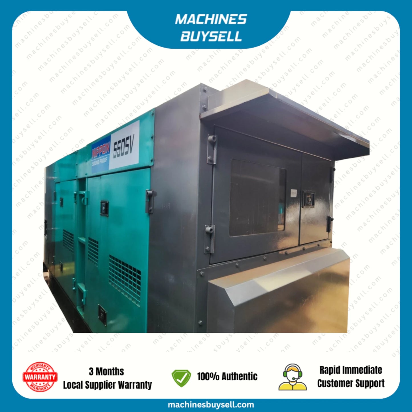 Used 500kVA Volvo TAD1631GE Genset @ 27VO500