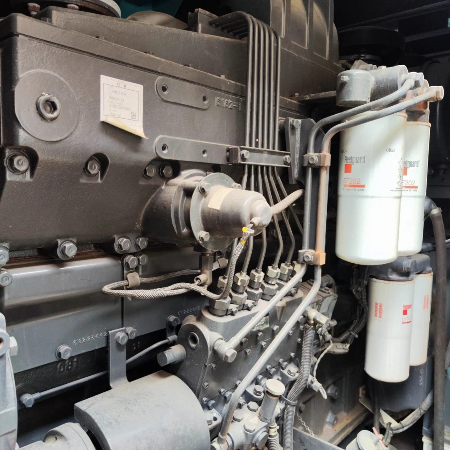 Used 550kVA Komatsu SA6D170-A-1 Genset @ 2KO550