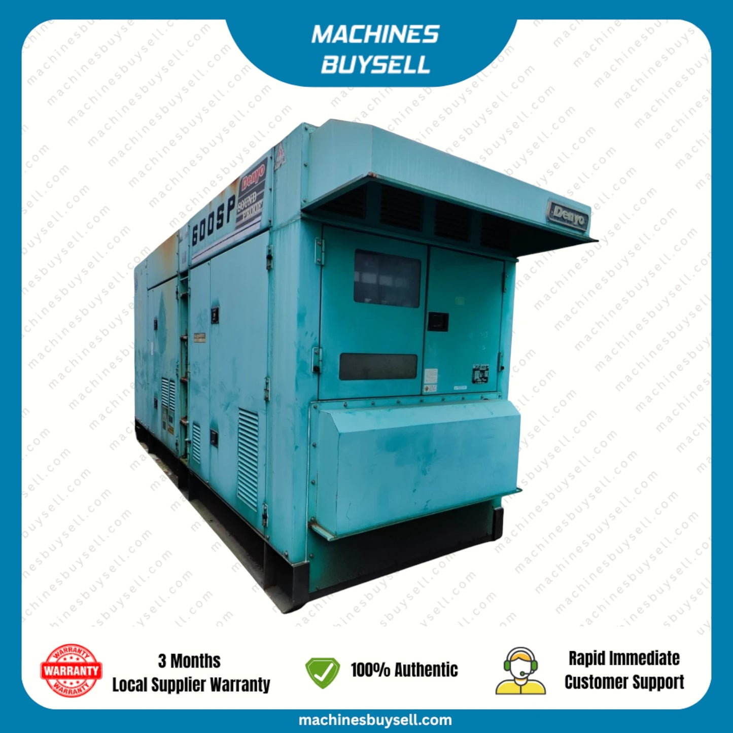 Used 550kVA Mitsubishi S6R-PTA Genset @ 1MI550