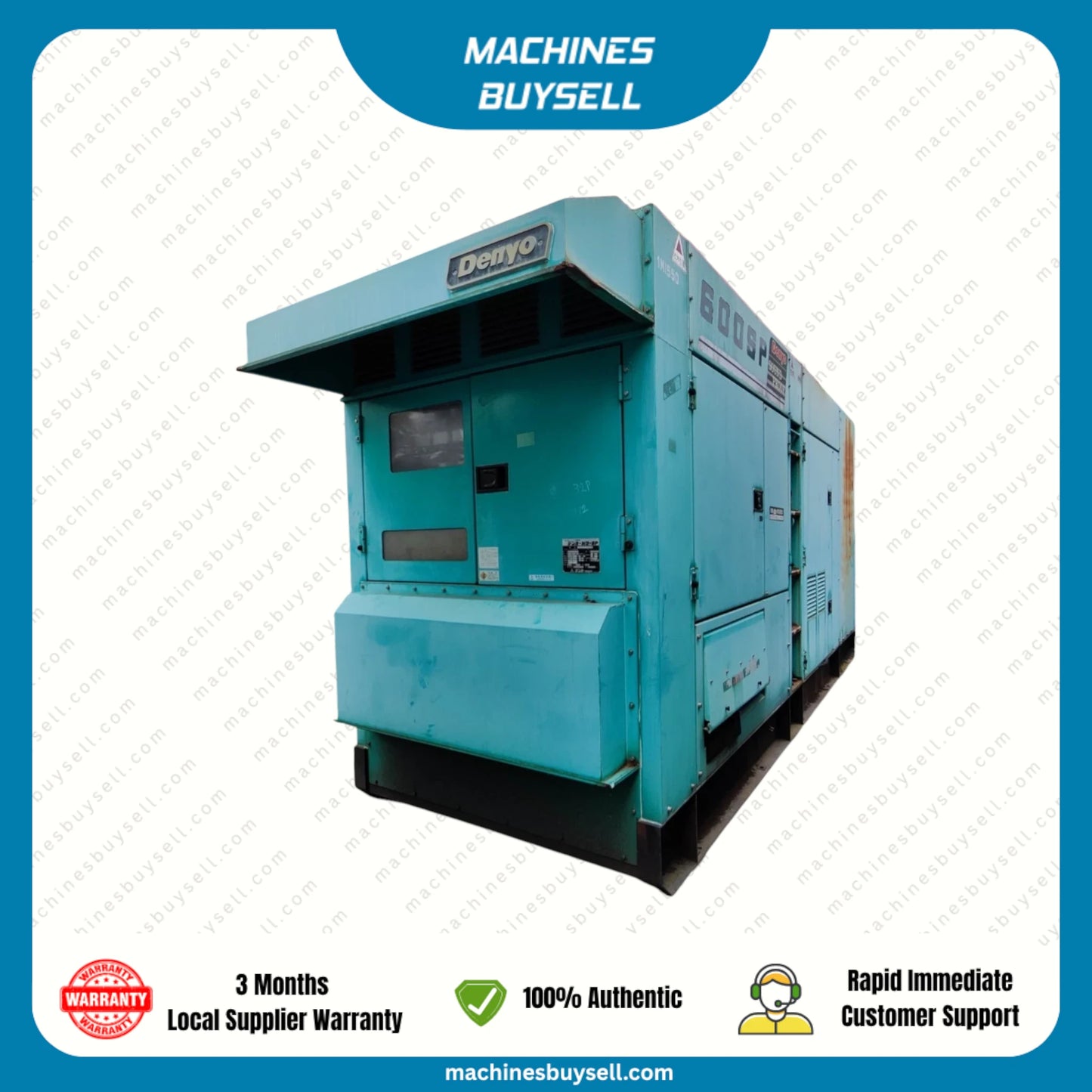 Used 550kVA Mitsubishi S6R-PTA Genset @ 1MI550