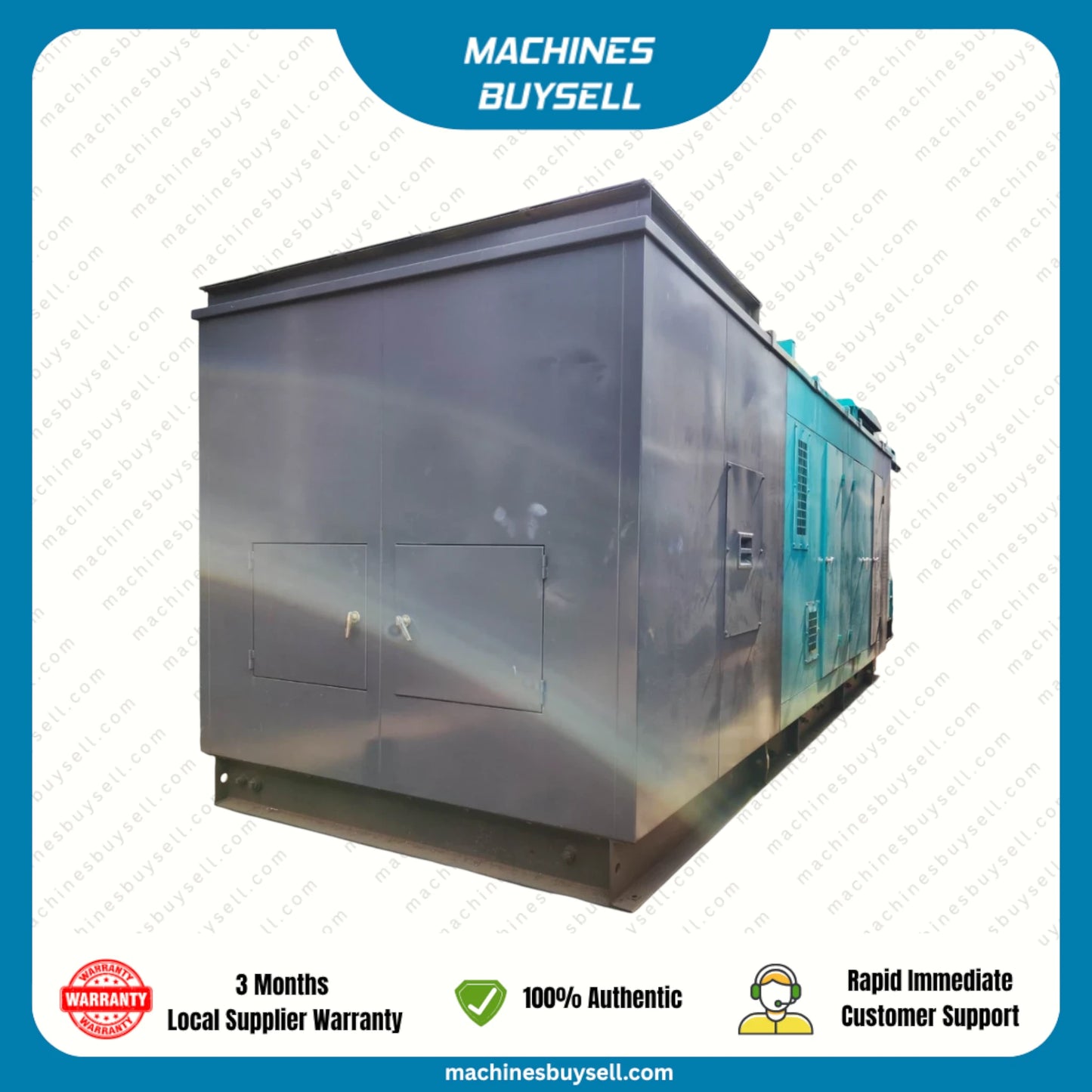 Used 600kVA Cummins VTA-28-G5 Genset @ 4CU600
