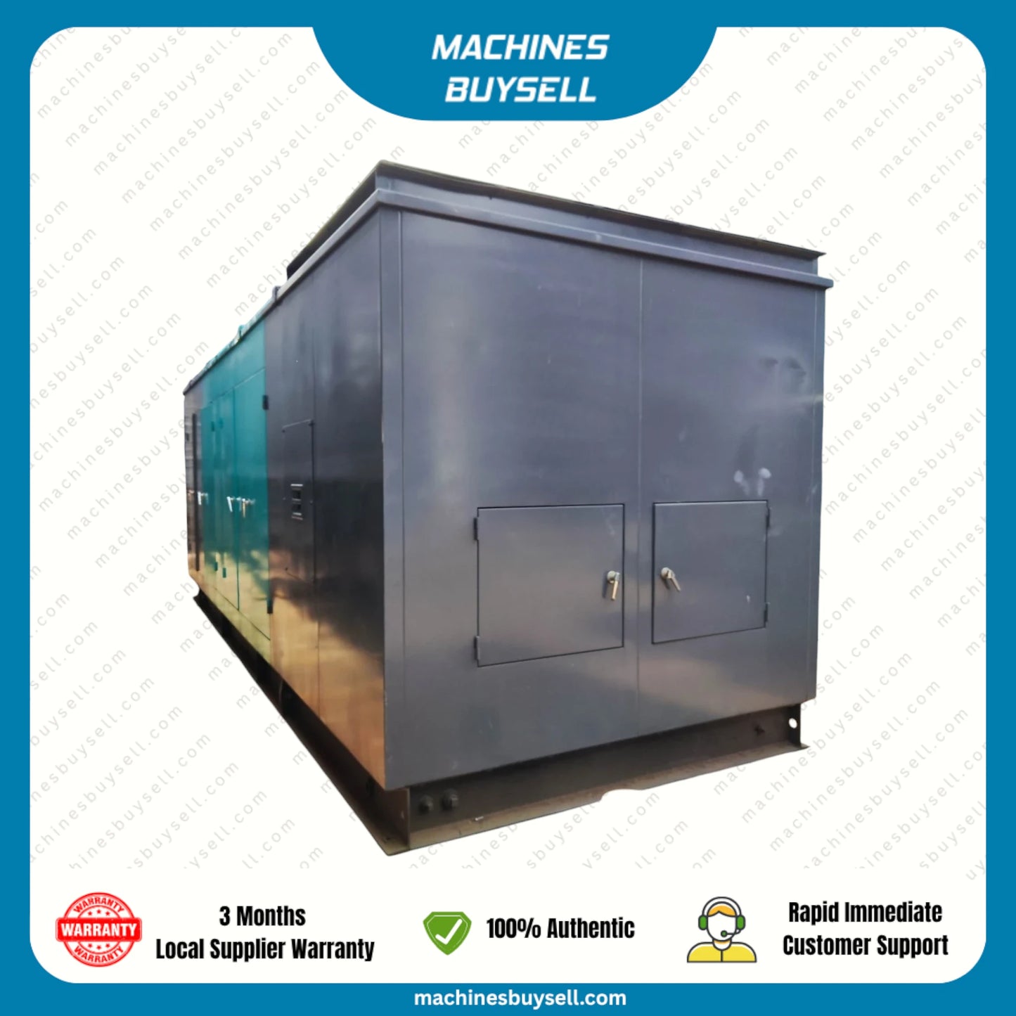 Used 600kVA Cummins VTA-28-G5 Genset @ 4CU600