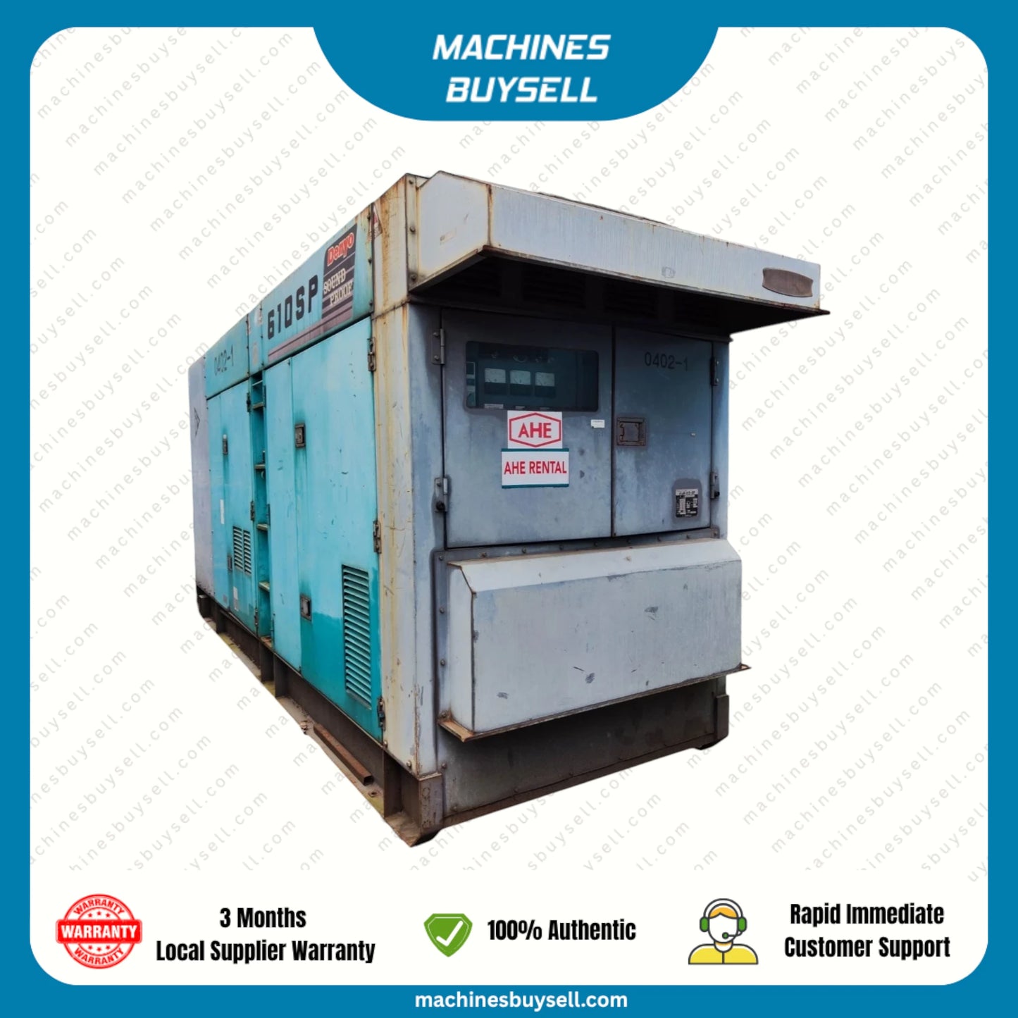 Used 600kVA Komatsu SA6D170-A-1 Genset @ 7KO600