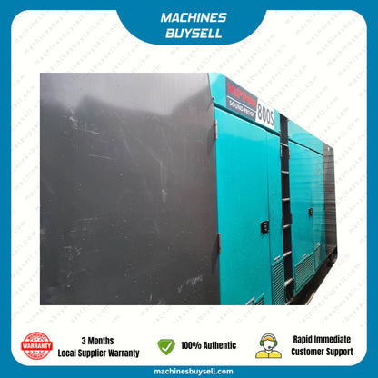 Used 800kVA Komatsu SAA6D170E3 Genset @ 10KO800