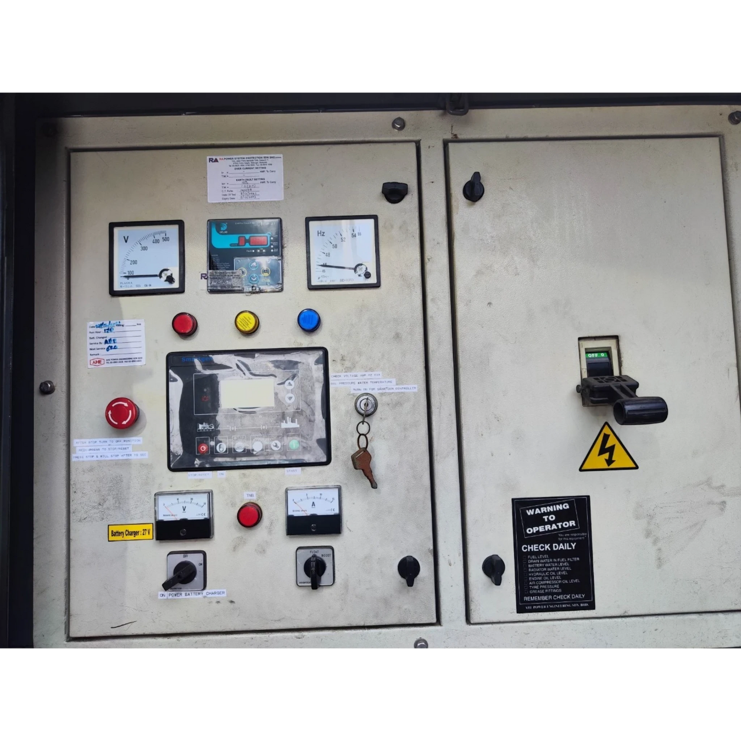Used 800kVA Komatsu SAA6D170E3 Genset @ 10KO800