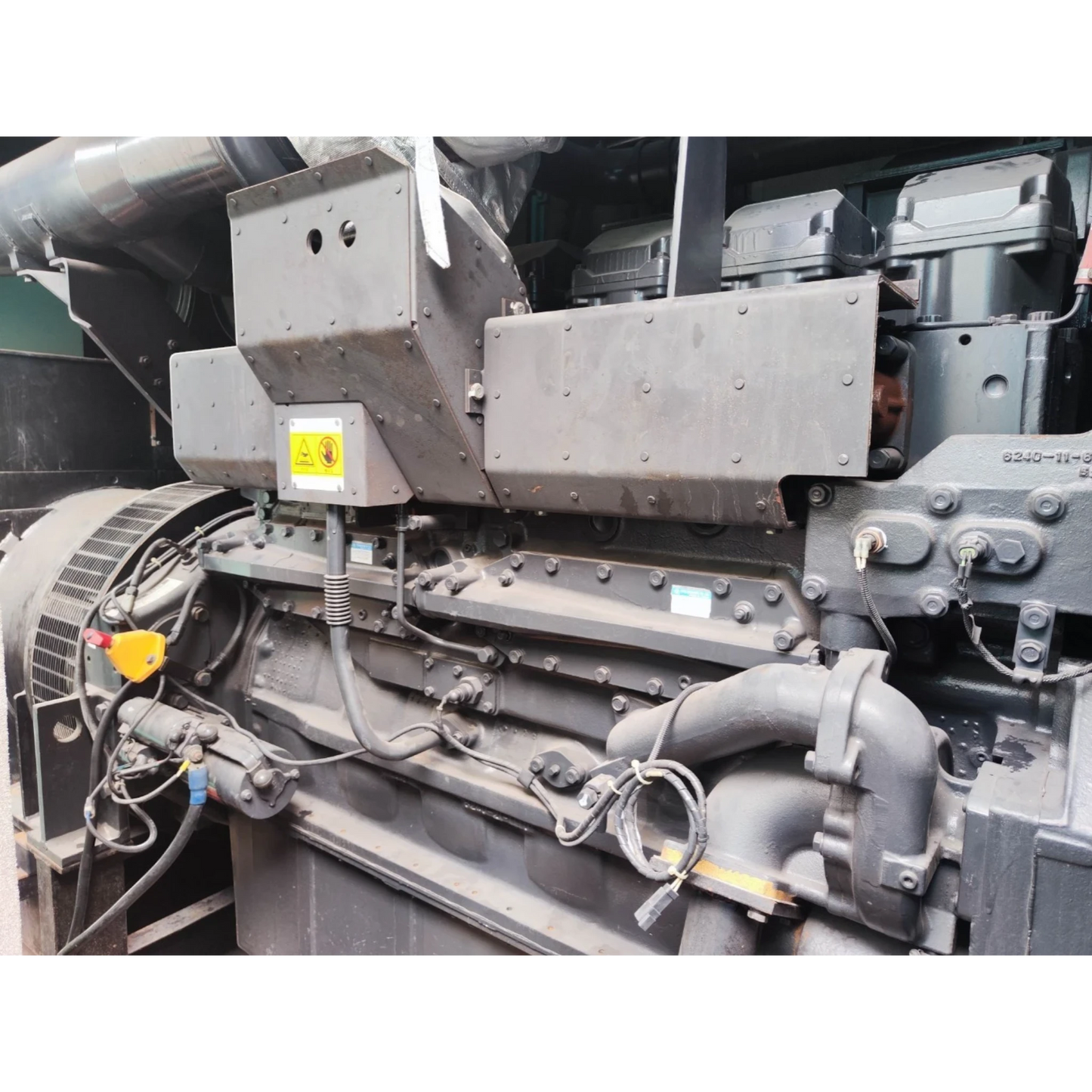 Used 800kVA Komatsu SAA6D170E3 Genset @ 10KO800