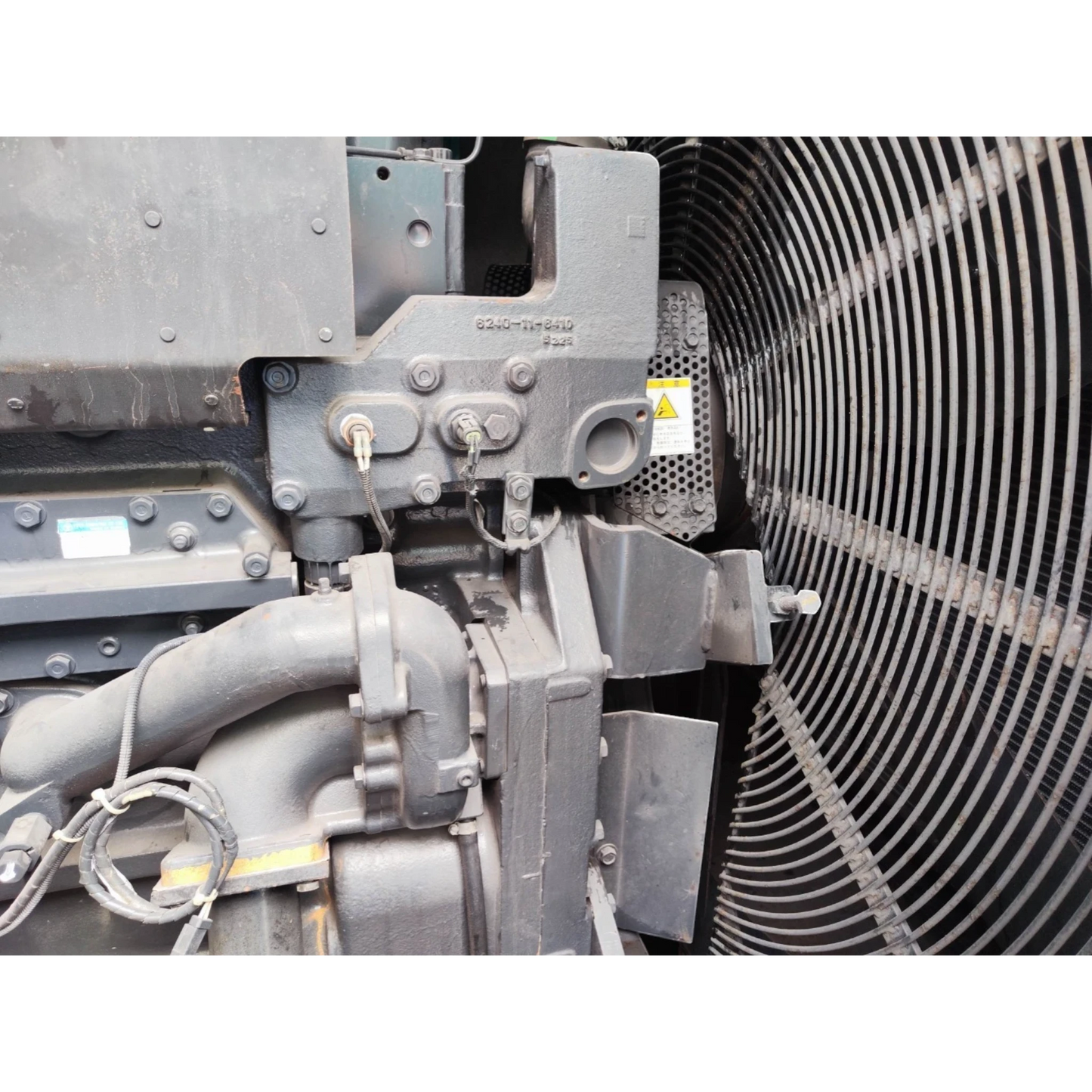 Used 800kVA Komatsu SAA6D170E3 Genset @ 10KO800