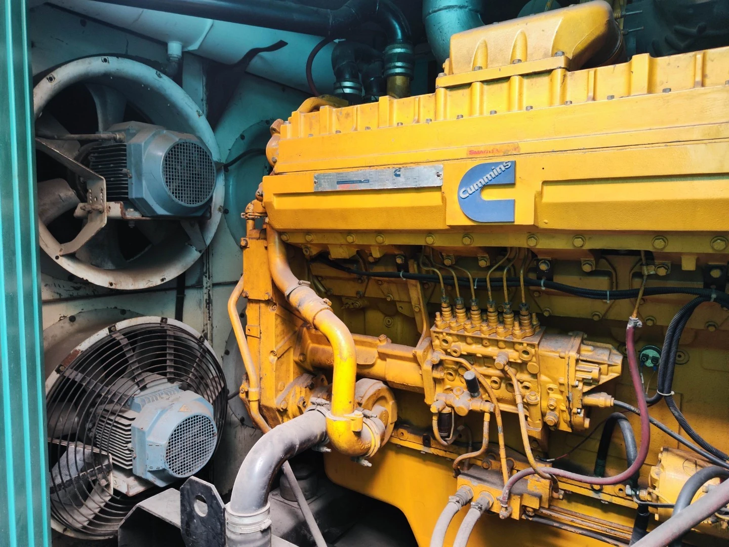 USED 1000KVA CUMMINS QST30-G4 GENSET @ 48CU1000