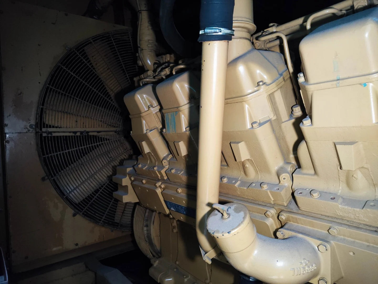 USED 1250KVA CATERPILLAR 3512-DITA GENSET @ 2CA1250