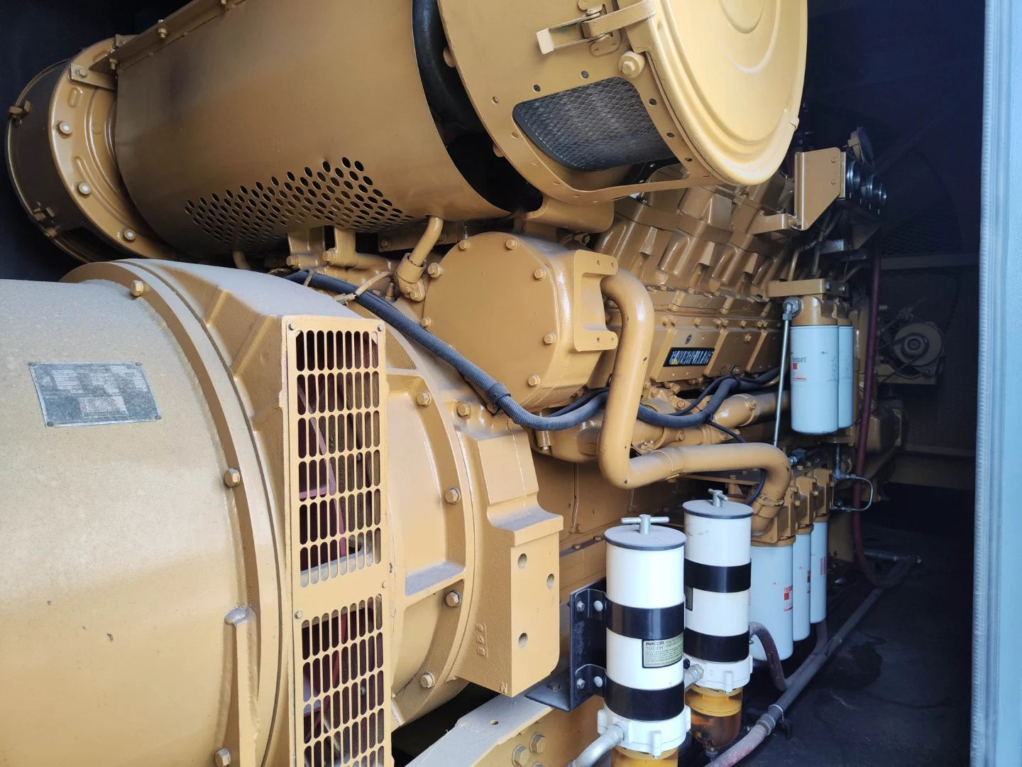 USED 1250KVA CATERPILLAR 3512-DITA GENSET @ 4CA1250