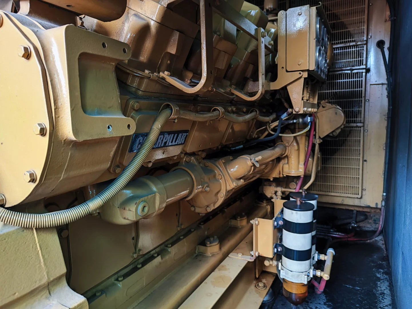USED 1250KVA CATERPILLAR 3512-DITA GENSET @ 6CA1250