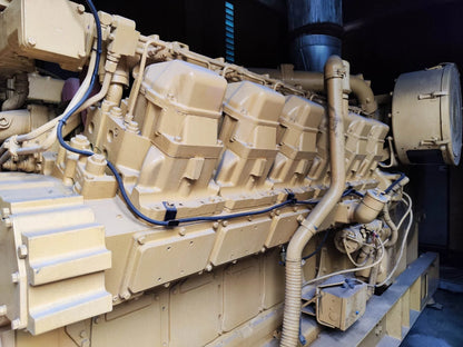 USED 1250KVA CATERPILLAR 3512-DITA GENSET @ 9CA1250