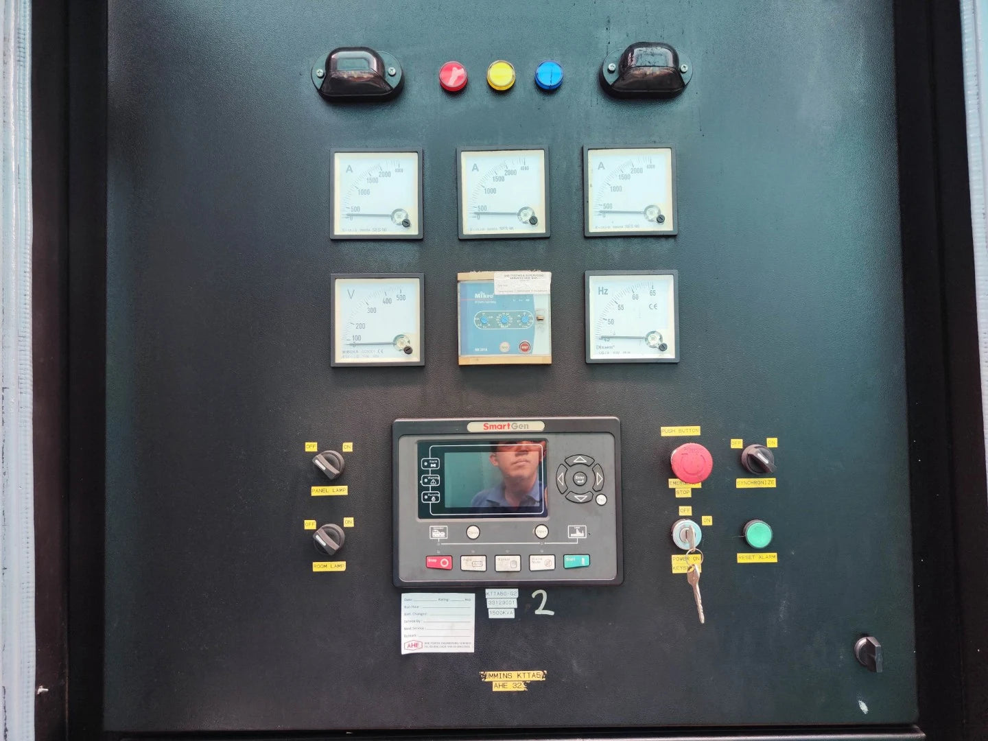 USED 1500KVA CUMMINS KTTA50-G2 GENSET @ 21CU1500