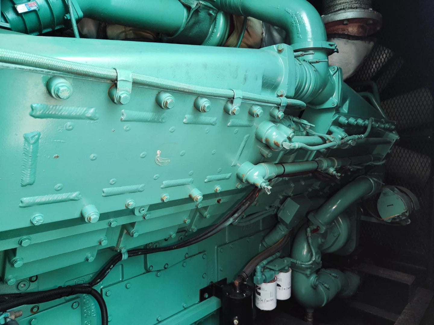USED 1500KVA CUMMINS KTTA50-G2 GENSET @ 21CU1500