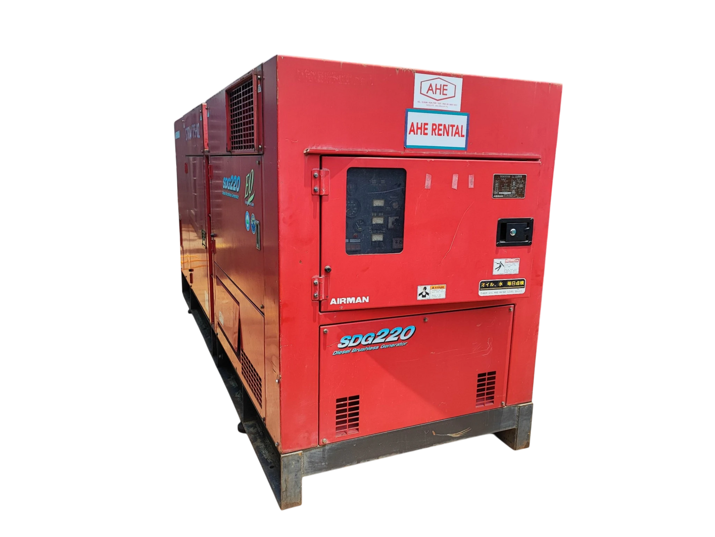 USED 200KVA MITSUBISHI 6D24-TLE2B GENSET @ 16MI200