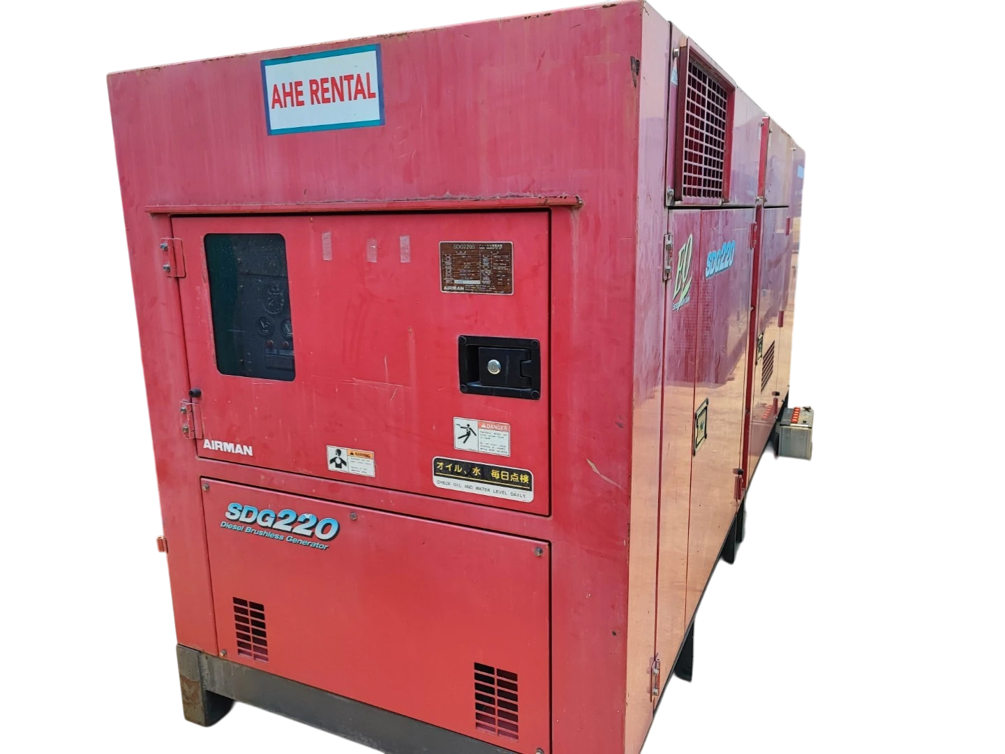 USED 200KVA MITSUBISHI 6D24-TLE2B GENSET @ 7MI200