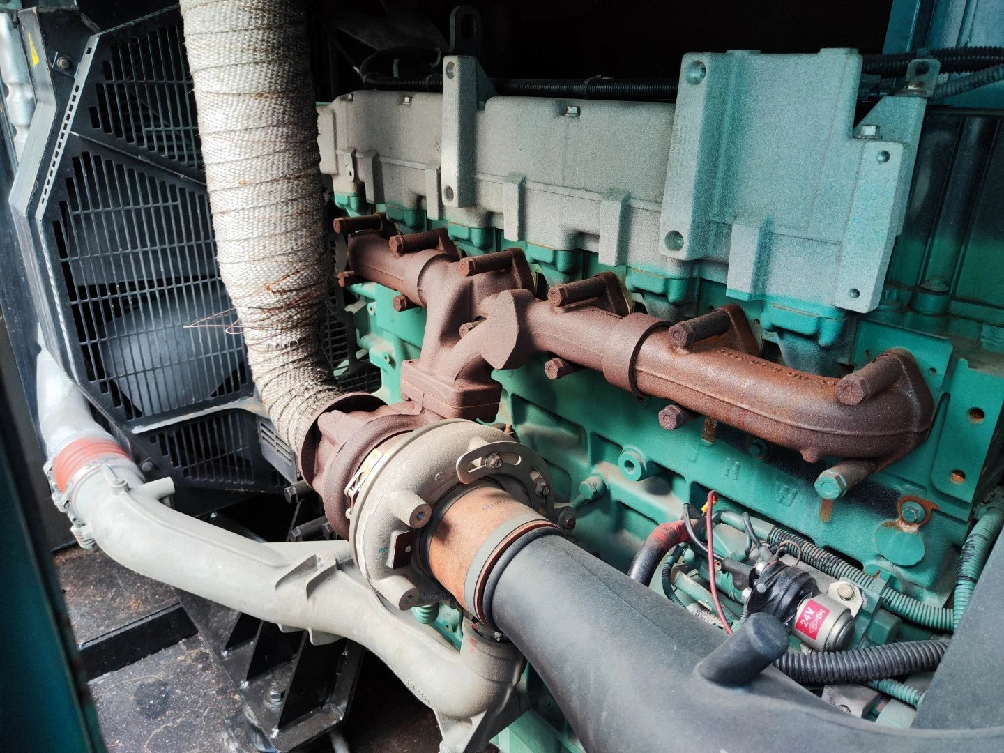 USED 200KVA VOLVO TAD734GE GENSET @ 6VO200