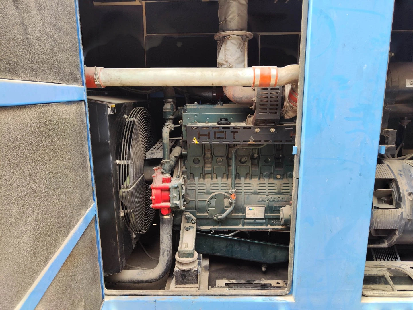 USED 300KVA DOOSAN P126TI-II GENSET @ 37DO300