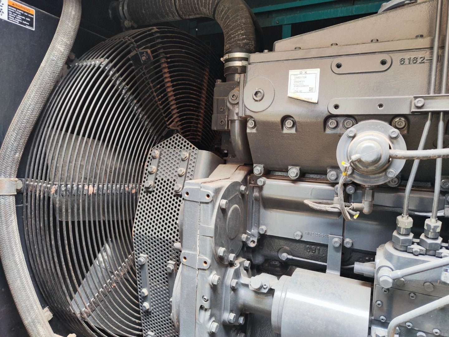 USED 550KVA KOMATSU SA6D170-A-1 GENSET @ 2KO550