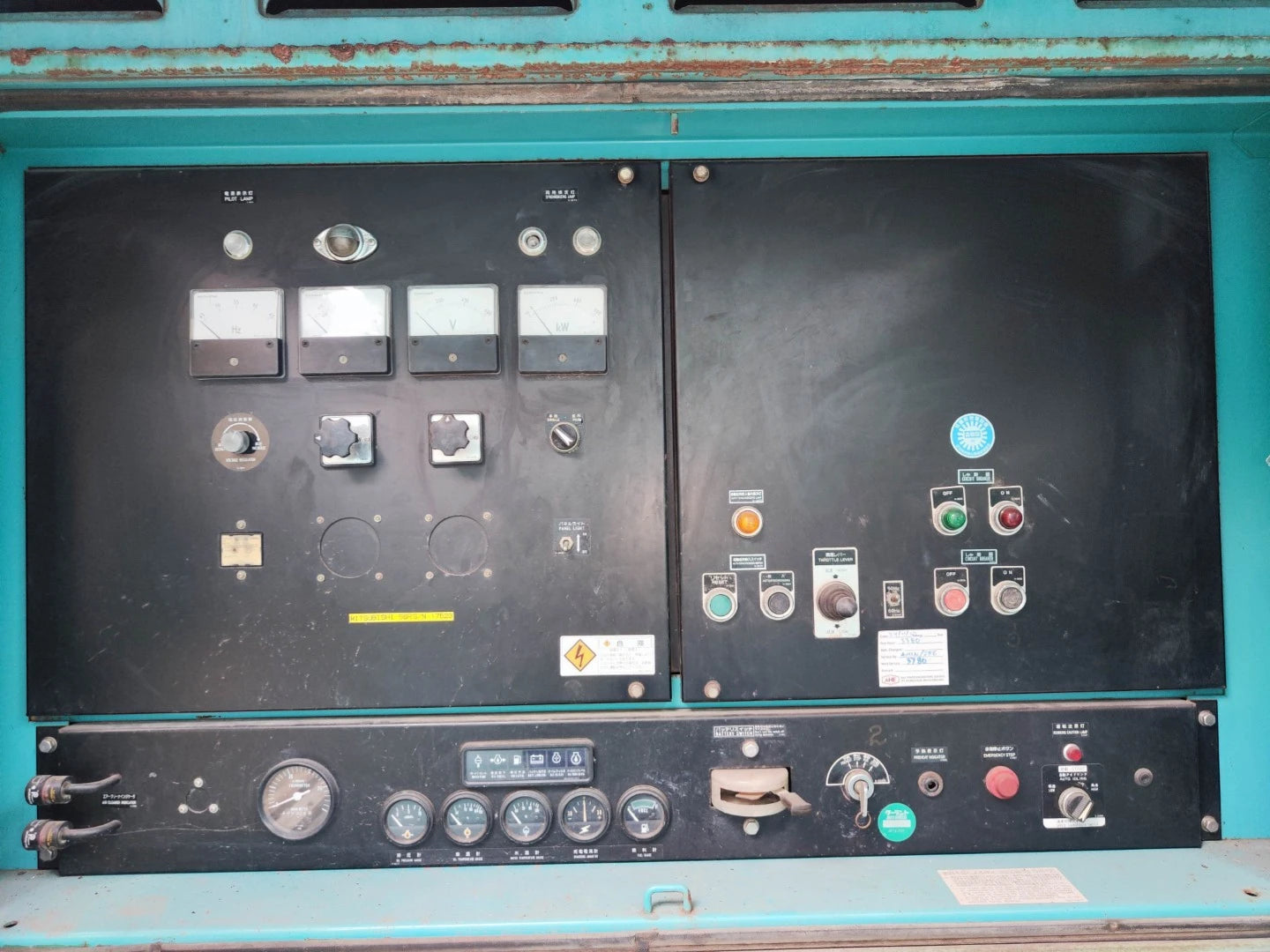 USED 550KVA MITSUBISHI S6R-FTA GENSET @ 3MI550
