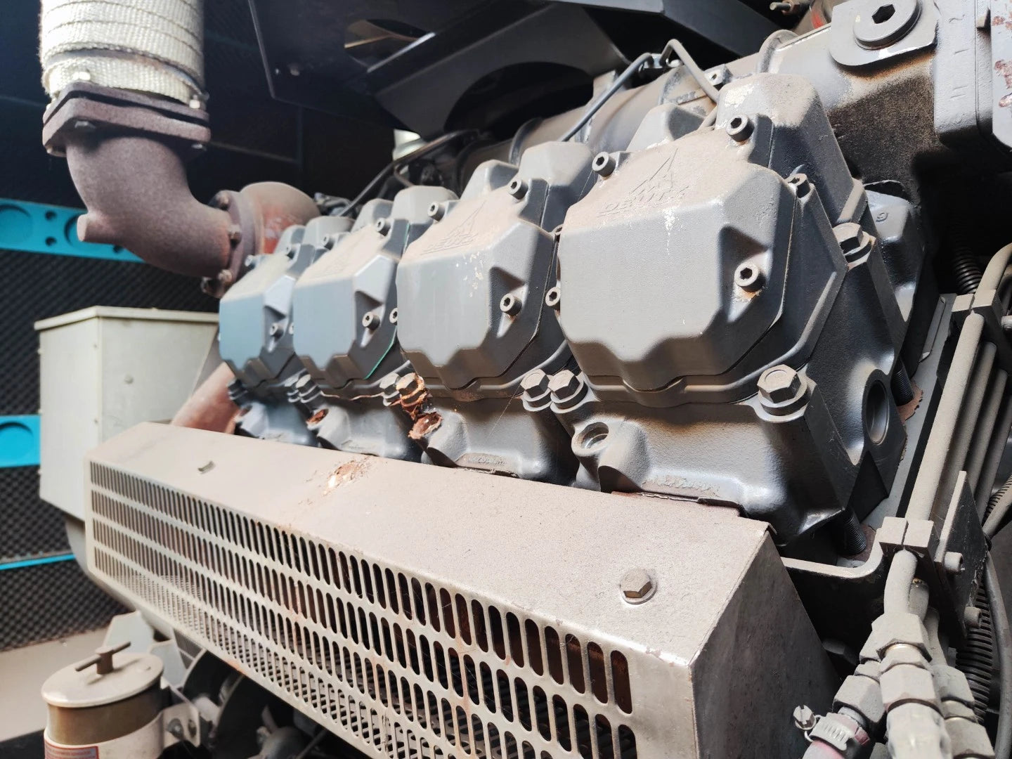USED 600KVA DEUTZ DDS550 GENSET @ 6DE600