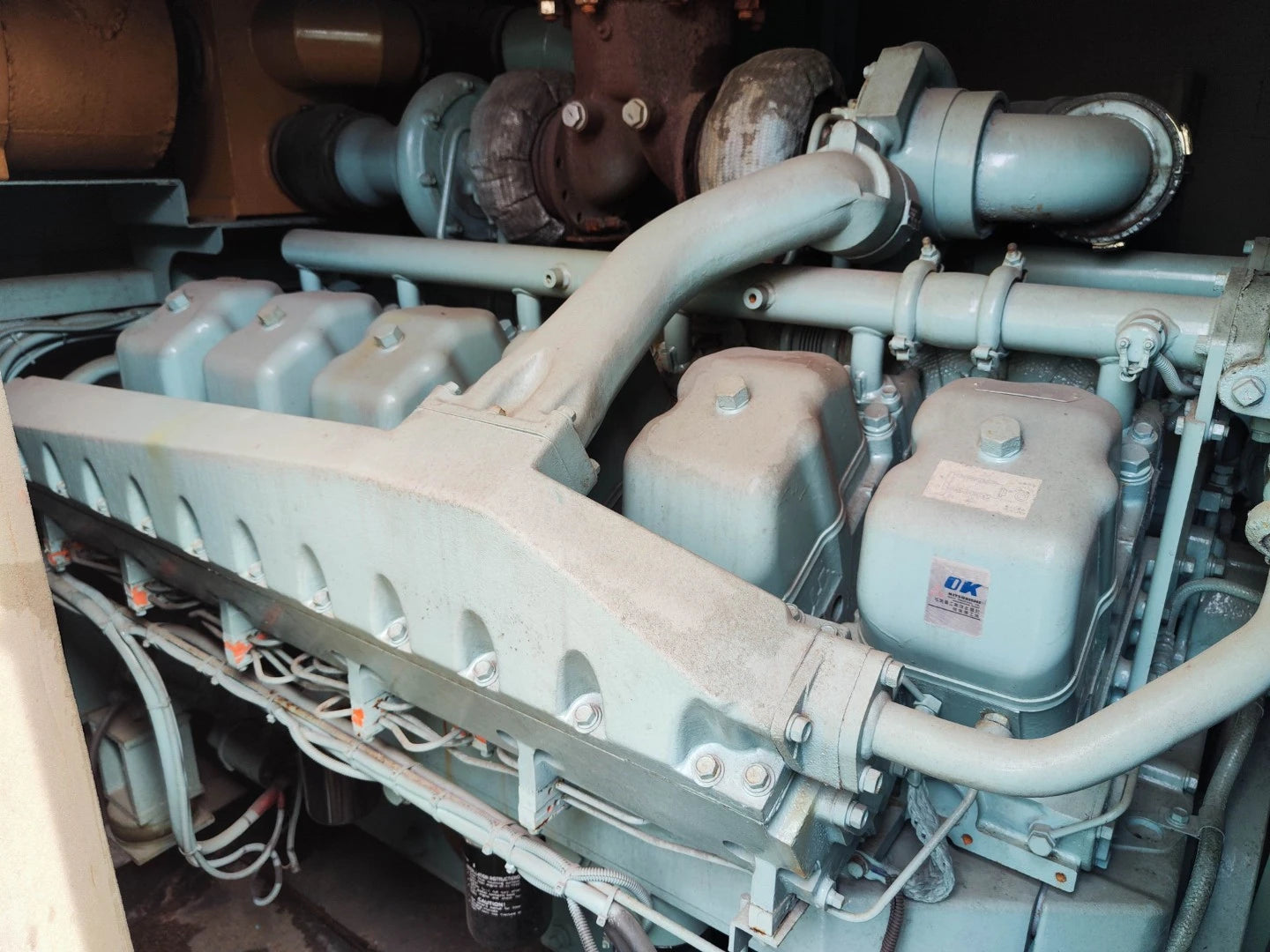 USED 800KVA MITSUBISHI S12A2-PTA GENSET @ 3MI800