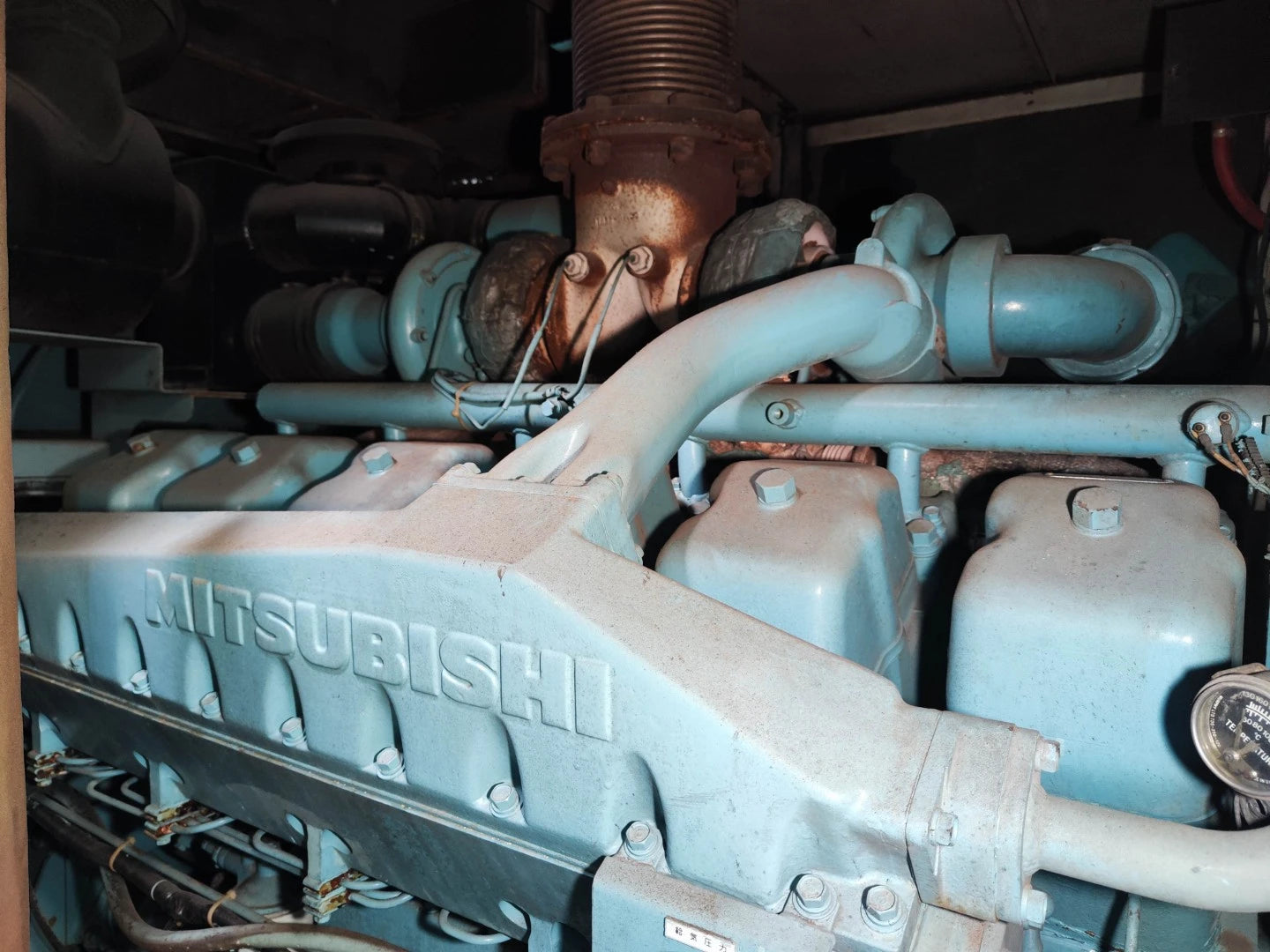 USED 800KVA MITSUBISHI S12A2-PTA GENSET @ 4MI800