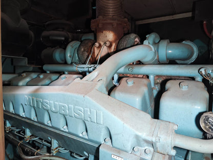 USED 800KVA MITSUBISHI S12A2-PTA GENSET @ 4MI800
